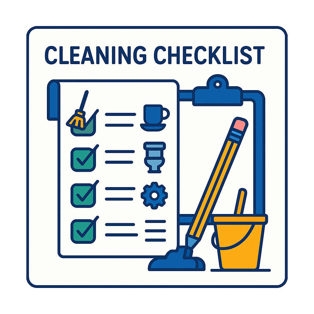 checklist for office cleaning in Aurora